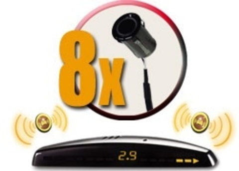 СИСТЕМА КОНТРОЛЯ «СЛЕПЫХ» ЗОН + ПАРКОВОЧНЫЙ РАДАР PARKMASTER PLUS BS-2651